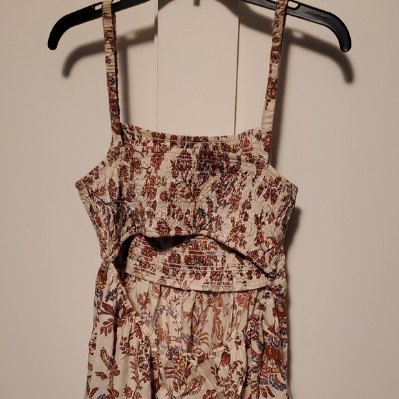 Old Navy Women's Floral Maxi Dress - Cream and Brown - Picture 4 of 7